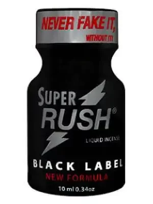 Poppers Super Rush Black Label 10 ml.