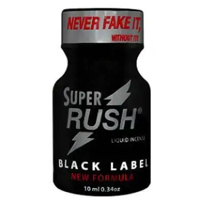 Poppers Super Rush Black Label 10 ml.