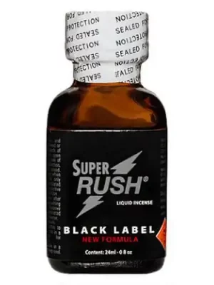 Poppers Super Rush Black Label 24 ml.