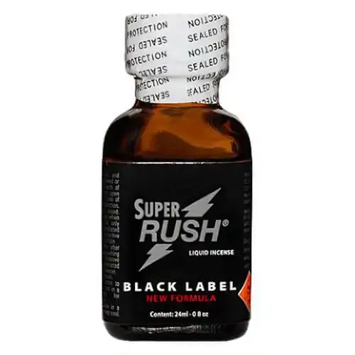 Poppers Super Rush Black Label 24 ml.