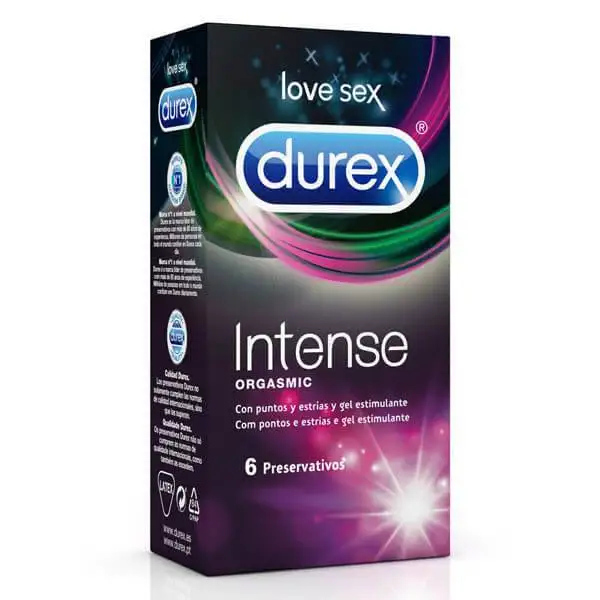 Preservativos Durex Intense Orgasmic 6 un.
