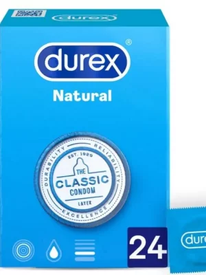 Preservativos Durex Natural Plus 24 un.