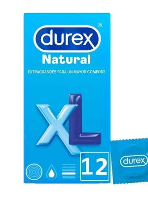 Preservativos Durex Natural XL 12 un.