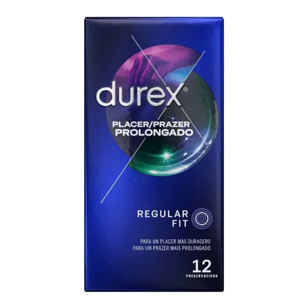 Preservativos Durex Prazer Prolongado 12 un.