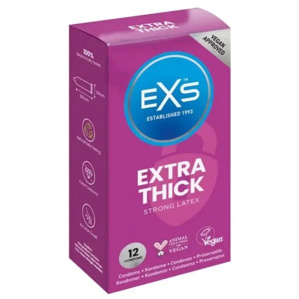 Preservativos EXS Extra Thick 12 un.
