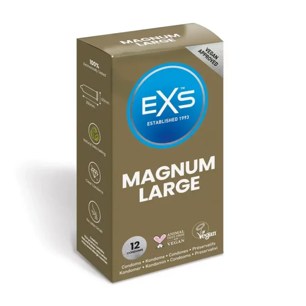 Preservativos EXS Magnum Large 12 un