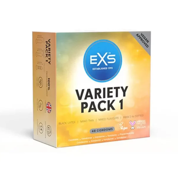 Preservativos EXS Variety Pack 1 48 un.