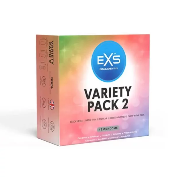 Preservativos EXS Variety Pack 2 48 un.