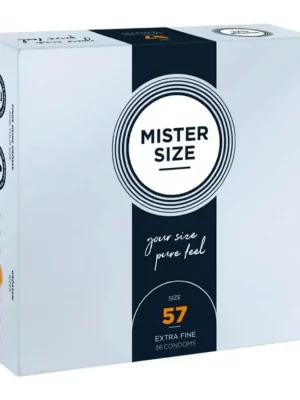 Preservativos Mister Size 57mm 36 un.