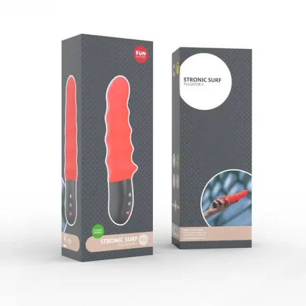 Pulsador Fun Factory Stronic Surf Laranja Neon