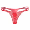Rosa com Tanga Vermelha
