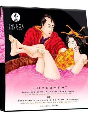 Sais de Banho Shunga Love Bath - Dragon Fruit 650 g.