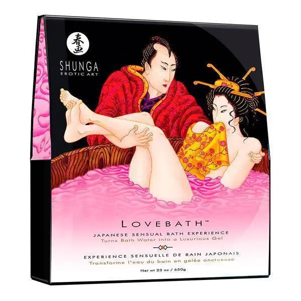 Sais de Banho Shunga Love Bath - Dragon Fruit 650 g.
