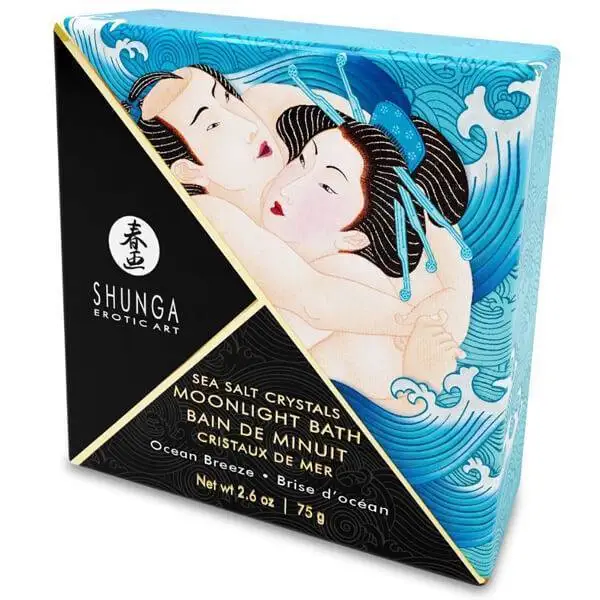 Sais de Banho Shunga Moonlight Bath - Brisa do Oceano 75 gr