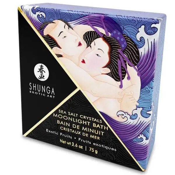 Sais de Banho Shunga Moonlight Bath - Frutos Exóticos 75 gr