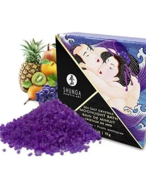 Sais de Banho Shunga Moonlight Bath - Frutos Exóticos 75 gr