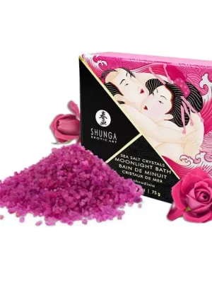 Sais de Banho Shunga Moonlight Bath - Rosas 75 gr