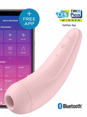 Satisfyer Curvy 2 + Rosa com App Connect