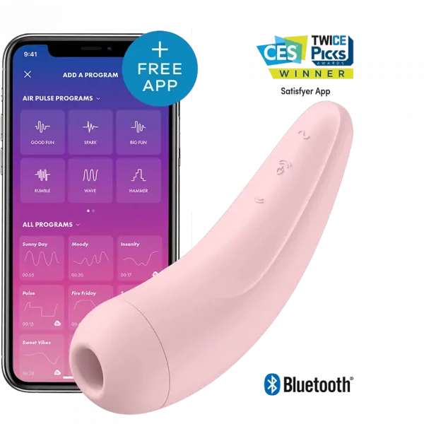Satisfyer Curvy 2 + Rosa com App Connect