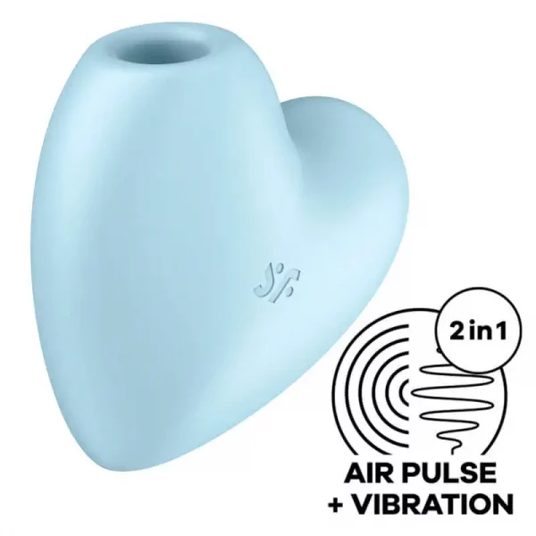 Satisfyer Cutie Heart Azul