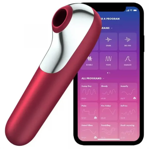 Satisfyer Dual Love Vermelho com App Connect