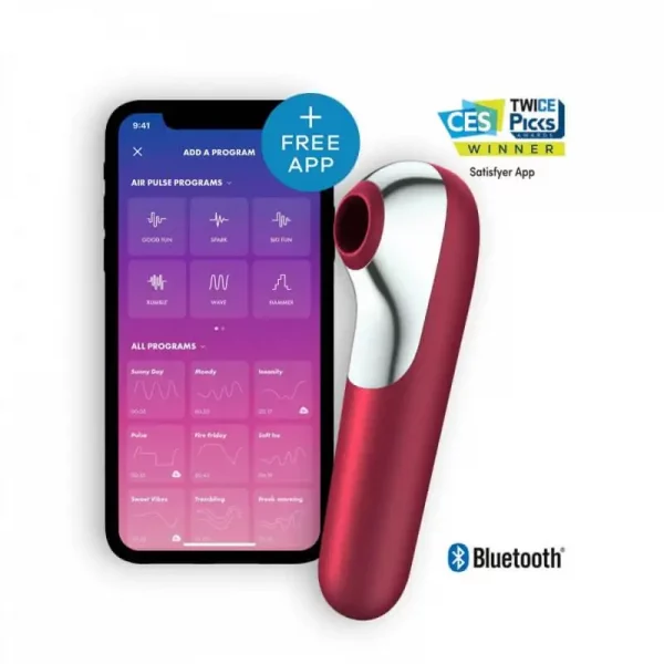 Satisfyer Dual Love Vermelho com App Connect
