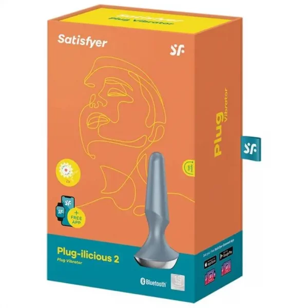 Satisfyer Plug-ilicious 2 Cinzento com APP Connect