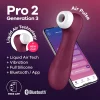 Satisfyer Pro 2 Generation 3 Com App Connect Bordô