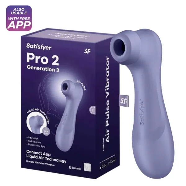 Satisfyer Pro 2 Generation 3 Com App Connect Lilás