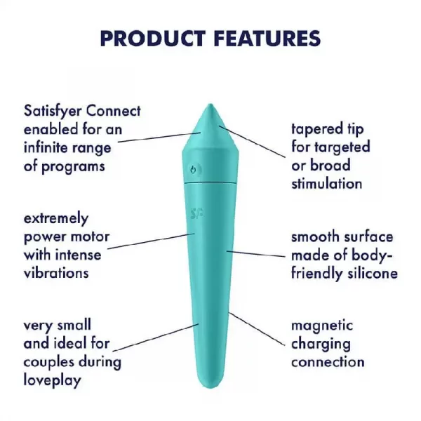Satisfyer Ultra Power Bullet 8 Azul