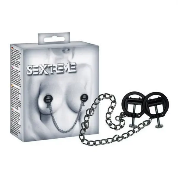 Sextreme Prensas para Mamilos com Corrente