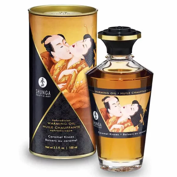 Shunga Óleo Afrodisíaco Efeito Calor Caramelo