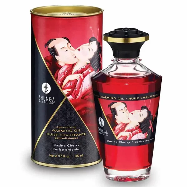 Shunga Óleo Afrodisíaco Efeito Calor Cereja