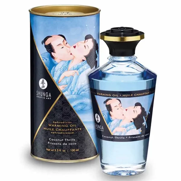 Shunga Óleo Afrodisíaco Efeito Calor Coco