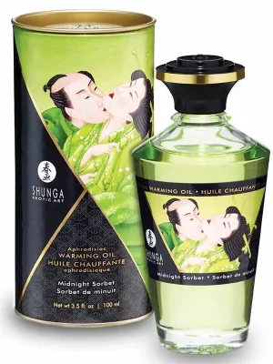 Shunga Óleo Afrodisíaco Efeito Calor Midnight Sorbet
