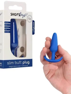Slim Butt Plug Azul Shots Toys