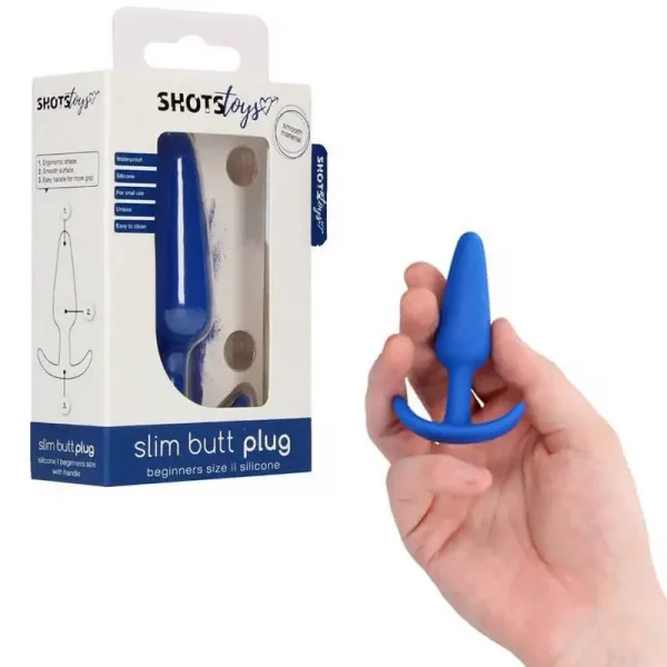 Slim Butt Plug Azul Shots Toys