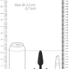 Slim Butt Plug Preto Shots Toys
