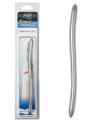 Sonda Peniana em Aço Inox Push Xtreme Fetish Dilator Expert 11 & 12 mm.