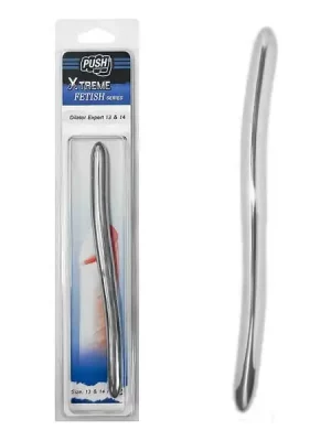 Sonda Peniana em Aço Inox Push Xtreme Fetish Dilator Expert 13 & 14 mm.
