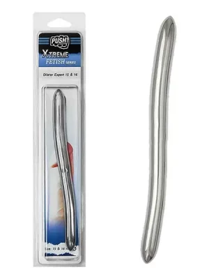 Sonda Peniana em Aço Inox Push Xtreme Fetish Dilator Expert 15 & 16 mm.