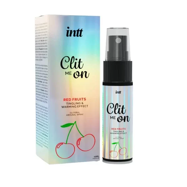 Spray Excitante Feminino INTT Clit Me On Frutos Vermelhos