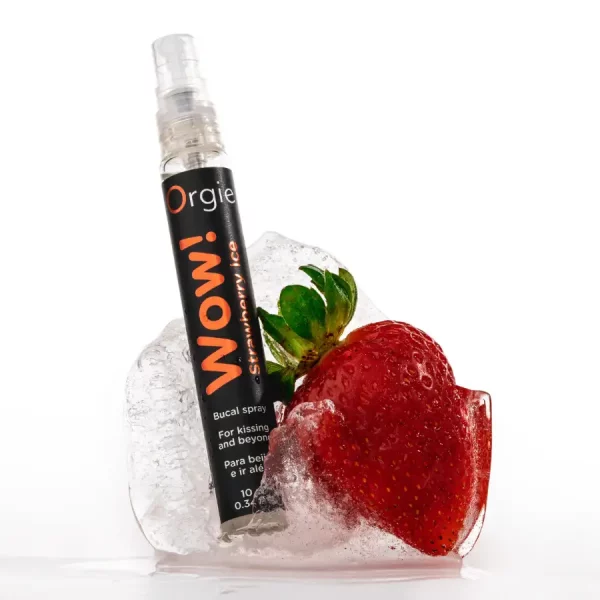 Spray Oral Refrescante Orgie Wow Strawberry Ice10 ml.