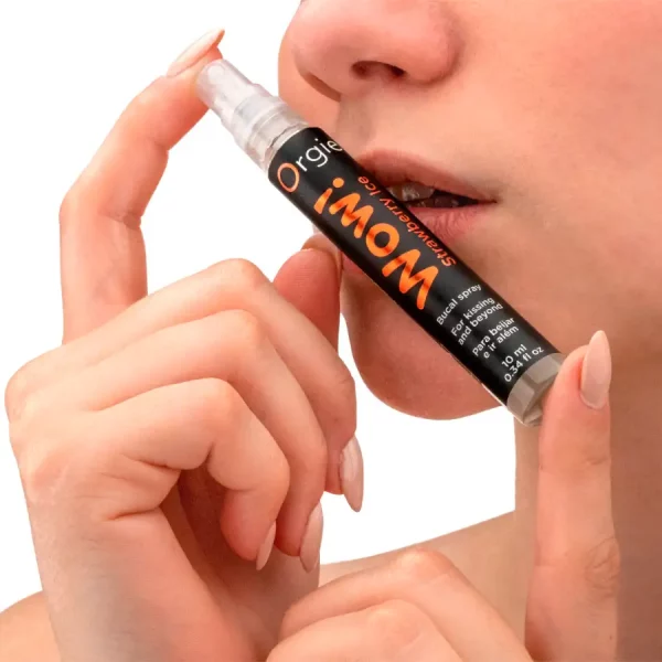 Spray Oral Refrescante Orgie Wow Strawberry Ice10 ml.