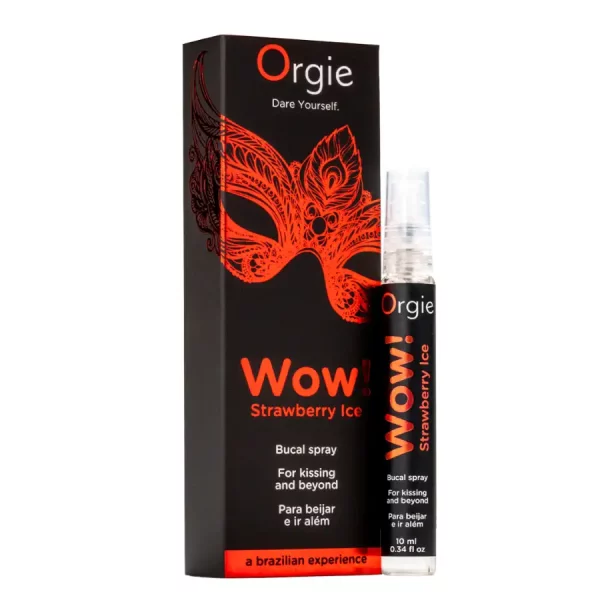 Spray Oral Refrescante Orgie Wow Strawberry Ice10 ml.