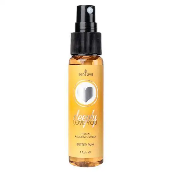 Spray Relaxante da Garganta Deeply Love You Sensuva Manteiga de Rum 30 ml.