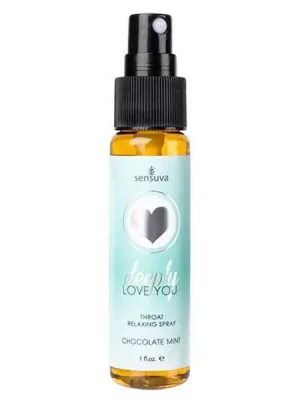 Spray Relaxante da Garganta Deeply Love You Sensuva Menta e Chocolate 30 ml.