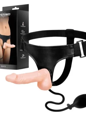 Strap-on com Dildo Insuflável Brato