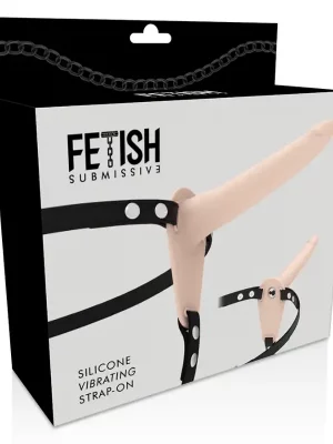Strap On com Vibração Fetish Submissive Natural