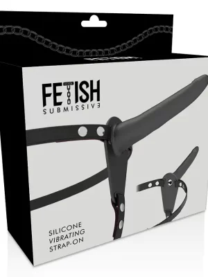 Strap On com Vibração Fetish Submissive Preto